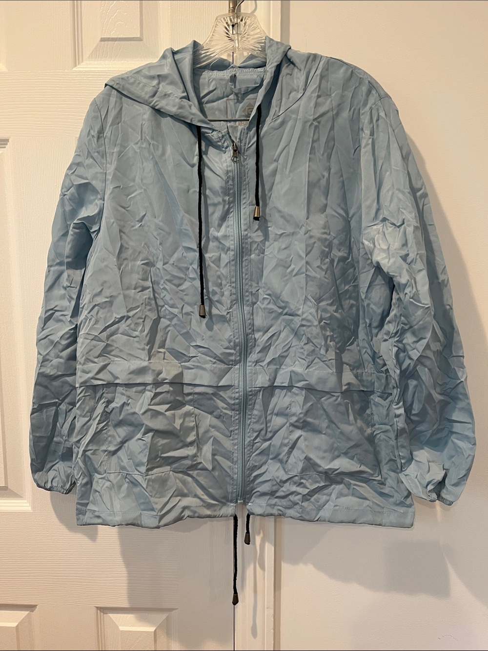 “2 for $12” 🔥rain jacket packable light blue